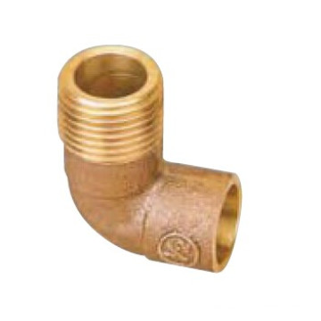 T1110 Brass fitting brass male elbow